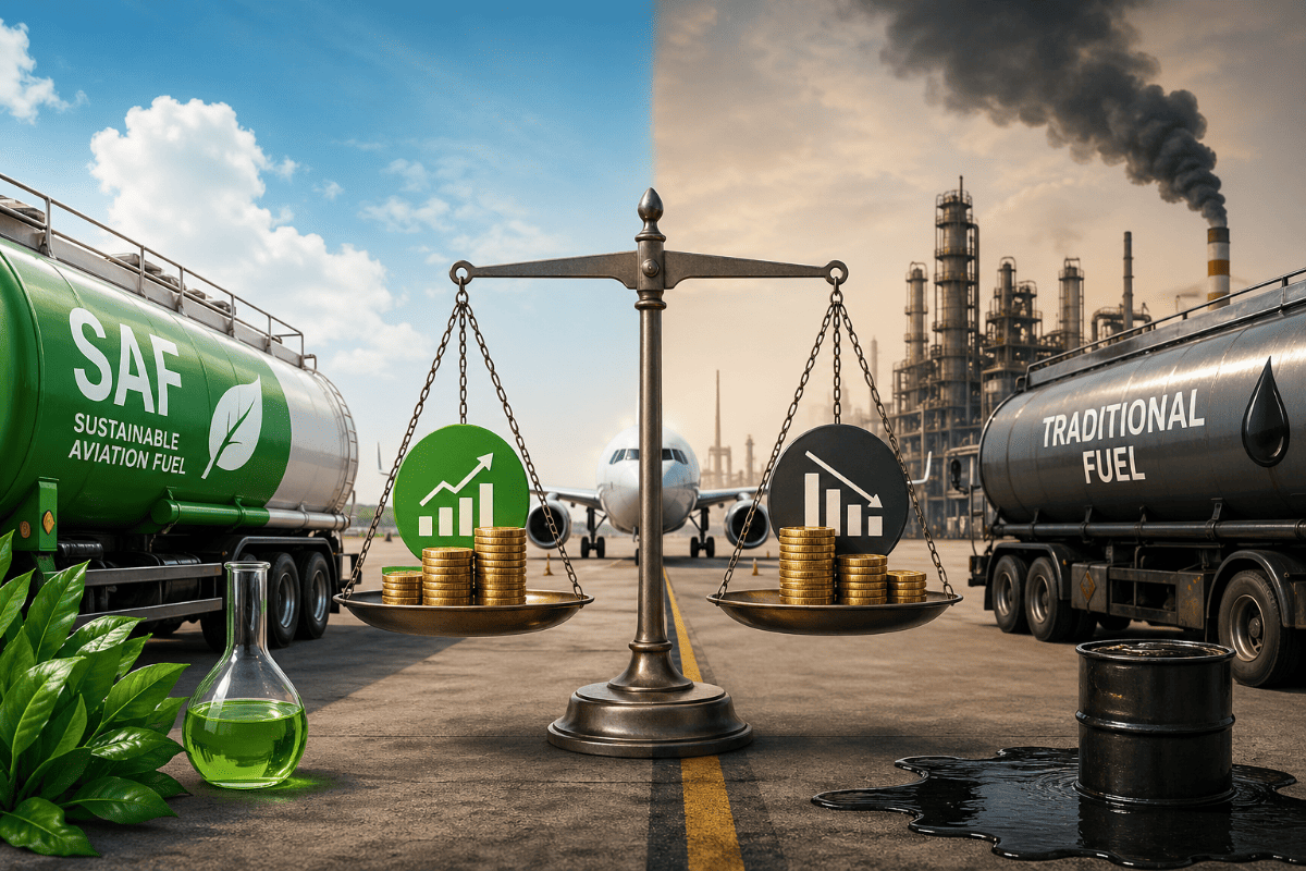 SAF vs Traditional Fuel: Cost & Performance Comparison