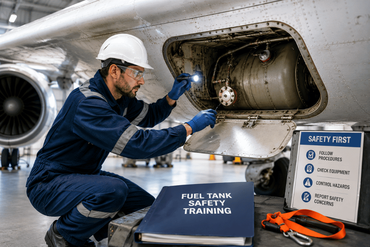 Why Aircraft Engineers Need Fuel Tank Safety Training for Safer Aviation Operations